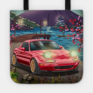 Mazda MX-5 Miata (1990) Japanese Art Tote