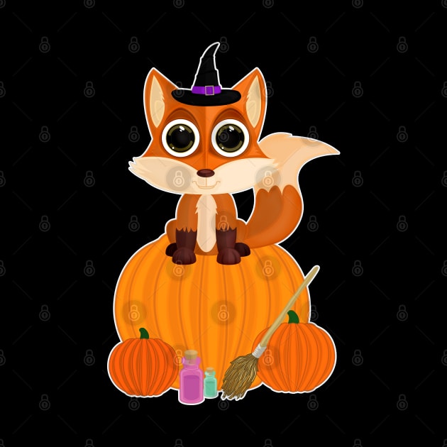 Halloween Fox by adamzworld