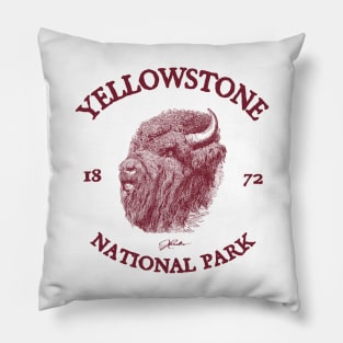 Yellowstone National Park, Tough Old Bison Pillow