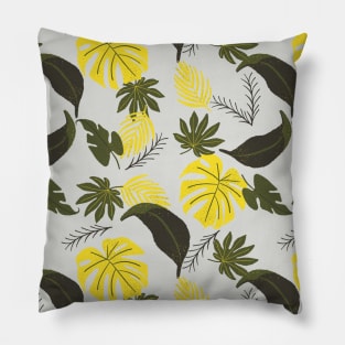 Tropical leaves pattern Pillow