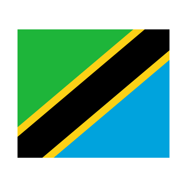 Tanzania flag by flag for all