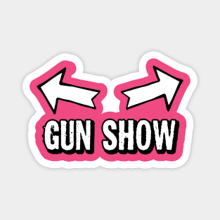 Gun Show Weightlifter Magnet