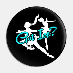 Break the ice skater skating winter sport Pin