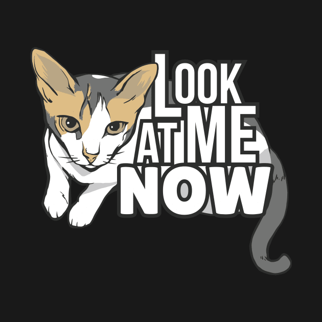 Look at me now - funny cat design by LR_Collections