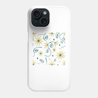 Wildflower on white Phone Case