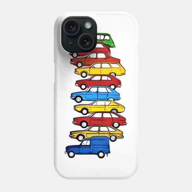 Renault 1978 Cartoon Phone Case by AaaahEeeekStudio