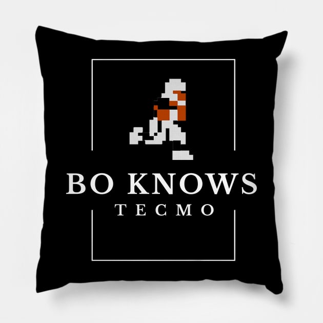 Bo Knows Tecmo Pillow by BodinStreet