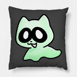 Booo Ghost Cat Pillow