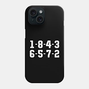 1-8-4-3-6-5-7-2 Phone Case