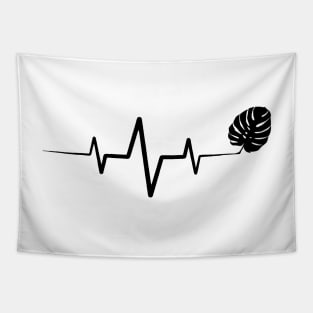 Plant Heartbeat- Monstera Tapestry