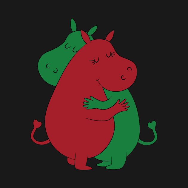Hippo love by RockyDesigns