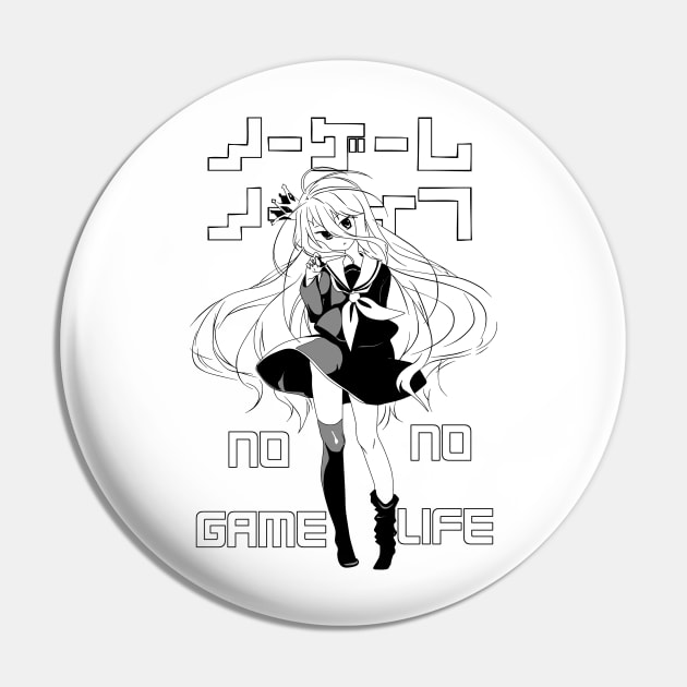 Shiro, No Game No Life Pin by oncemoreteez