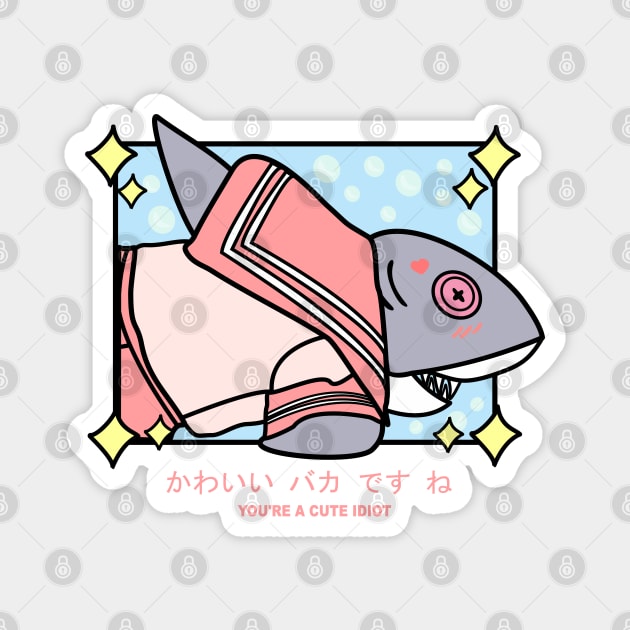 Tsundere Shark Magnet by Brunaesmanhott0