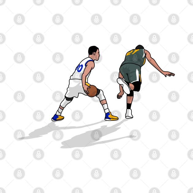 curry crossover on gobert by rsclvisual