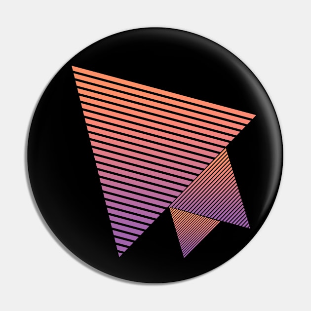 Triangles of the 80s Pin by Elixin