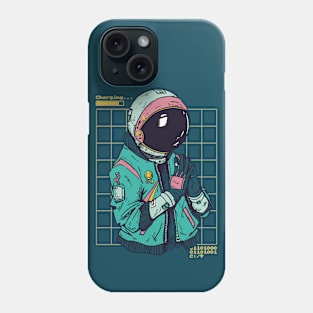 Cool Cyberpunk Astronaut Illustration Phone Case