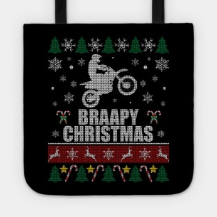 Braapy Christmas Motocross Tote