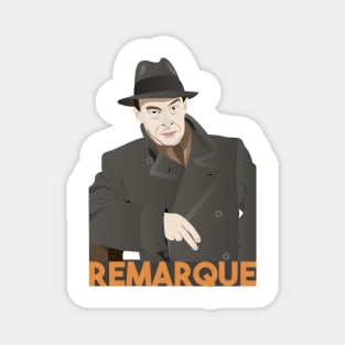 Erich Maria Remarque German Writer Magnet