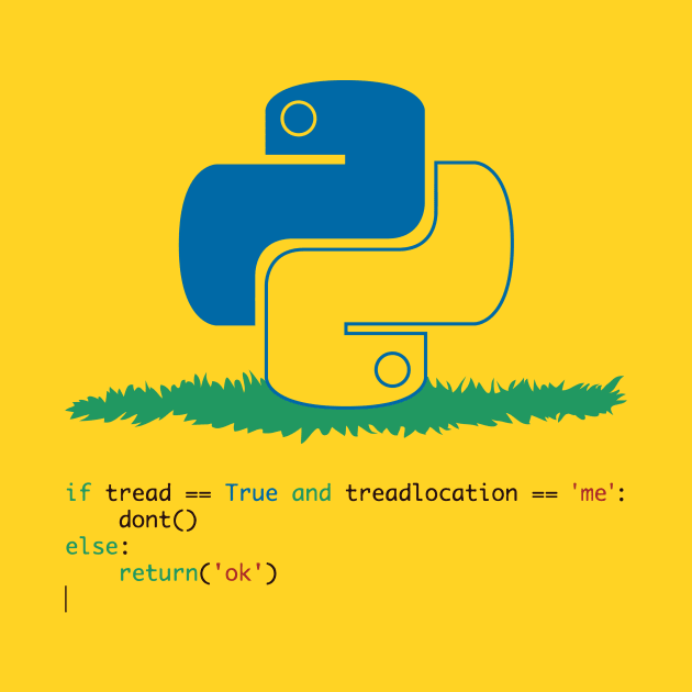 Don't tread on Python by RRigamondi