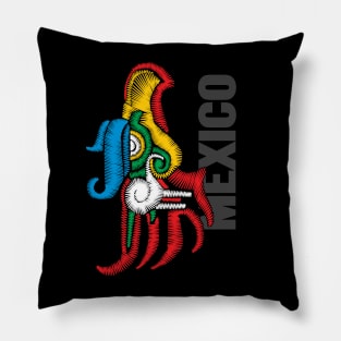 Echo en Mexico embroidery effect Pillow