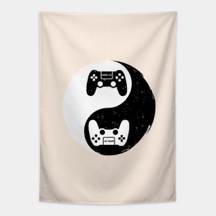 Yin Yang Symbol Gamer Gift Video Game Tapestry