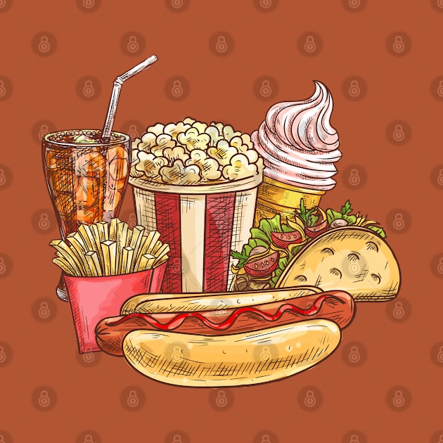 Junk food by Mako Design 