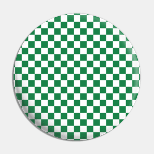 Green Checkered Pin