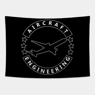 Aircraft engineering text aerospace design Tapestry