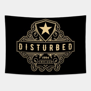 Disturbed vintage logo Tapestry