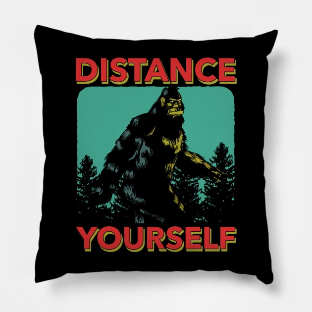 Distance Yourself Pillow by NB-Art