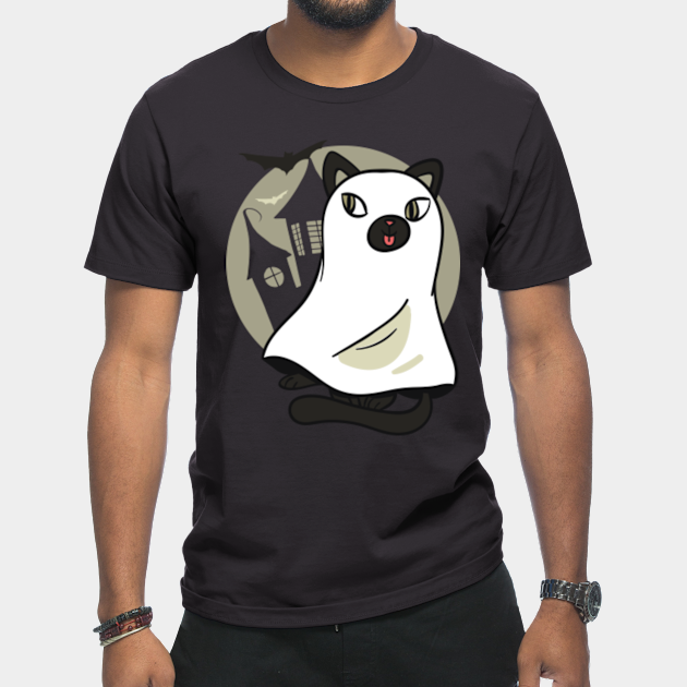 Disover Spooky Catghost - Spooky Cat - T-Shirt