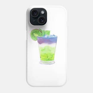 Fresh kiwi cocktail Phone Case