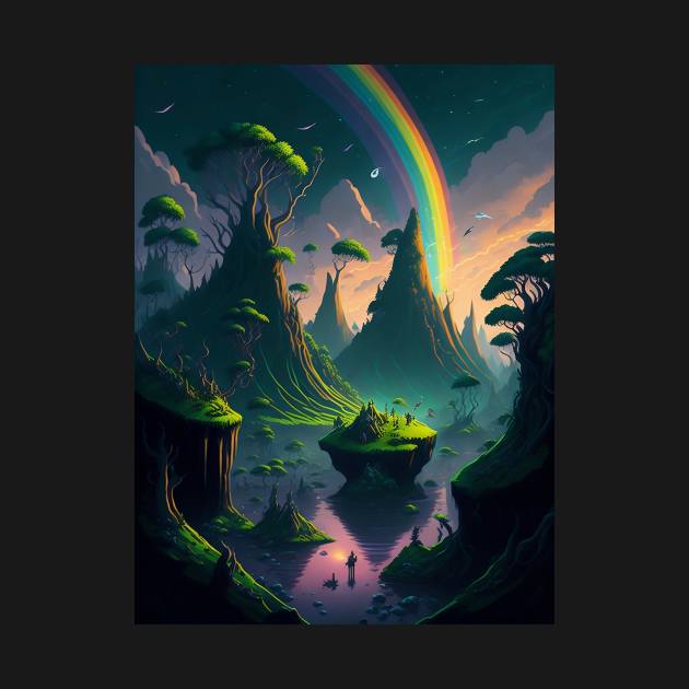 Fantasy Rainbow World by Fanbros_art