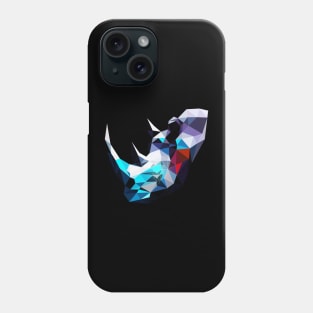 Rhino portrait Phone Case