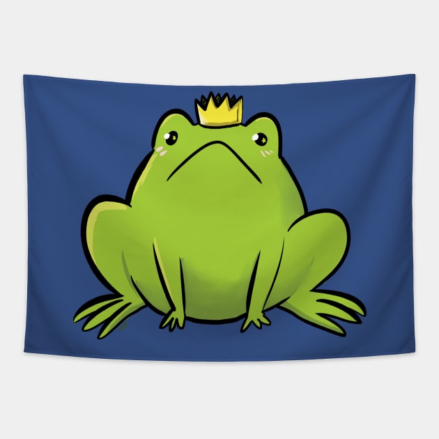 Frog Prince Tapestry by angeliraferart