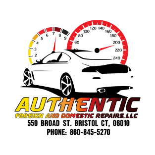 Authentic Auto Color Logo Back T-Shirt