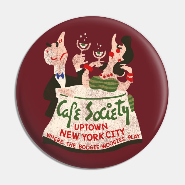 Vintage Cafe Society Defunct New York City Nightclub 1940s Pin by darklordpug