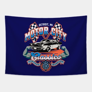 Motor City Classics Tapestry