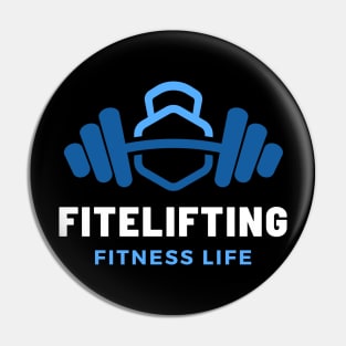 Cool FitLifting Fit Life T-shirt for gym lovers Pin