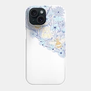 bee kind - floral pattern Phone Case