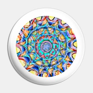 Color Star Mandala - V1 Pin
