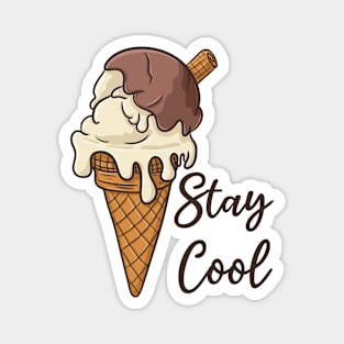 Stay Cool Ice Cream Magnet