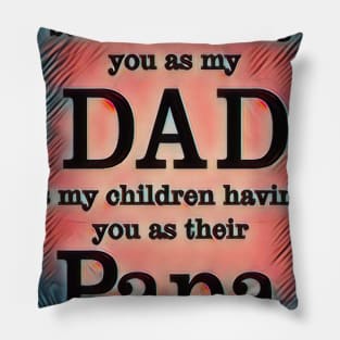 Dad Novelty Art Pillow