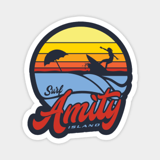 Surf Amity Island Magnet