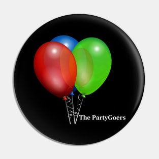 The Backrooms - The PartyGoers - White Lettering Version Pin