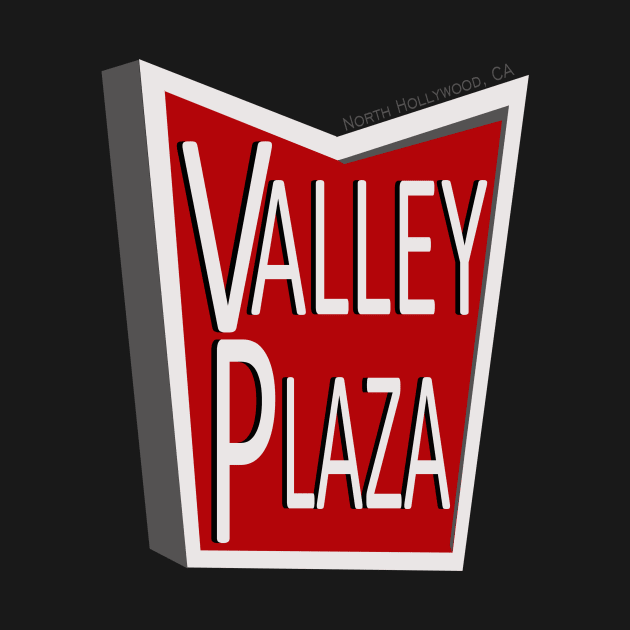 Valley Plaza Vintage Sign by OKAT