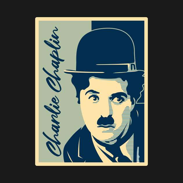 CHARLIE CHAPLIN POP ART by Tekate