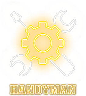 Handyman Neon Style Magnet