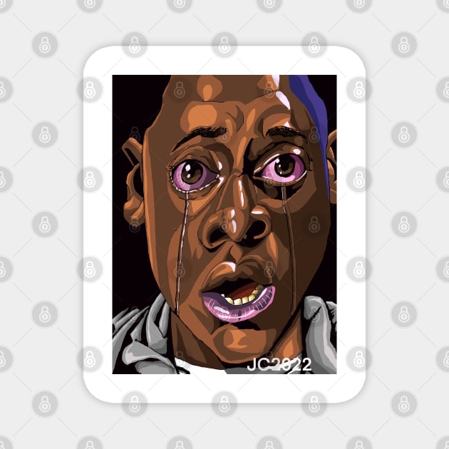 Get Out "The Sunken Place" portrait (original) Magnet by StagArtStudios