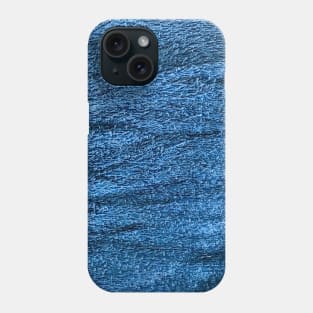 Blue towel texture background Phone Case